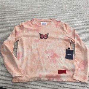 Pink tie dye long sleeve CHNGE
